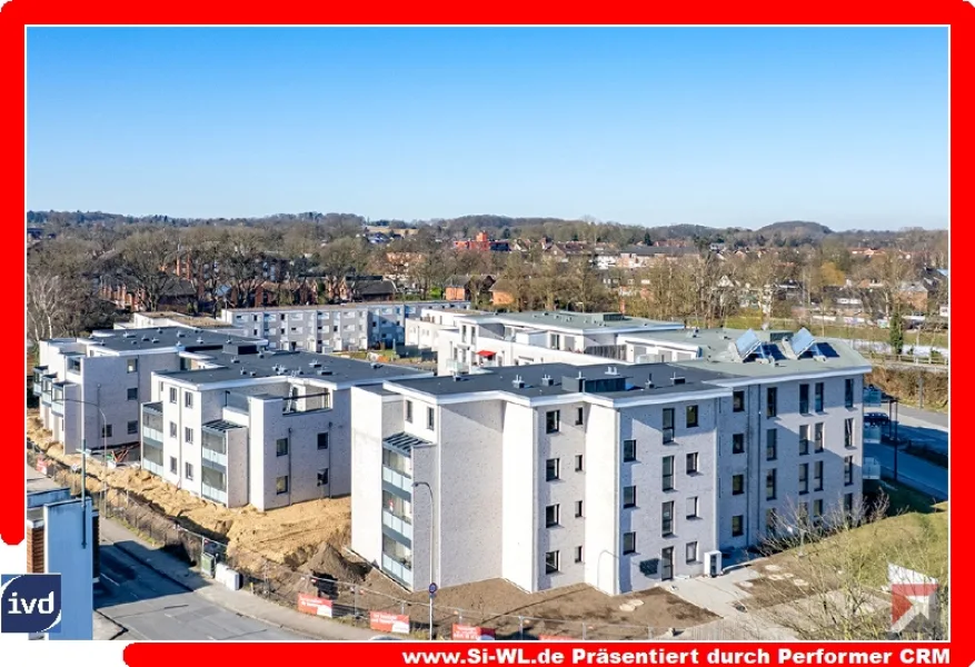 Blick auf das Bauprojekt - Wohnung mieten in Seevetal - Jetzt informieren: Kurzfristige Fertigstellung exklusiver Seniorenwohnungen!