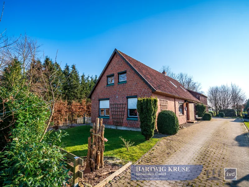  - Haus kaufen in Oederquart - In Feldrandlage befindet sich Ihr neues Zuhause