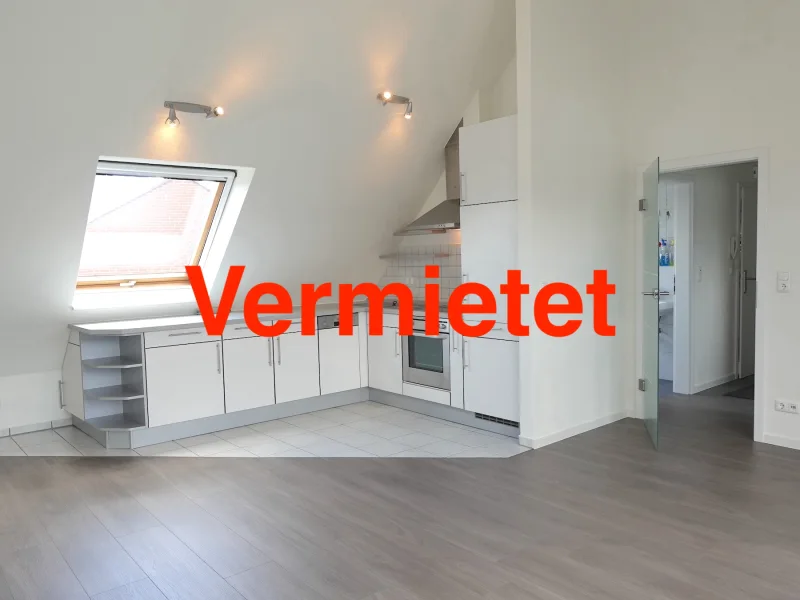  - Wohnung mieten in Wunstorf - Luthe; Moderne Singlewohnung mit Balkon, frisch renoviert