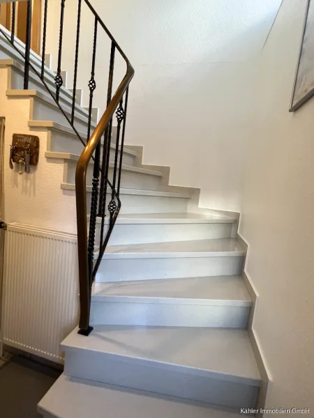 Treppe ins DG Ferienwohnung