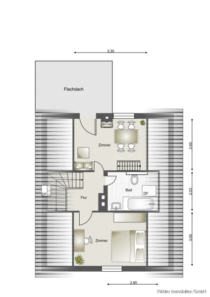 Grundriss Dachgeschoss