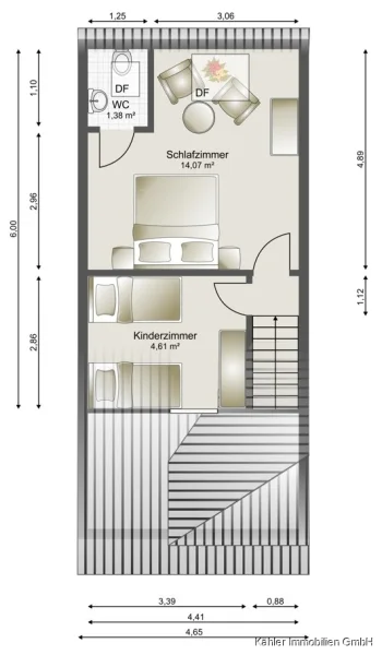 Grundriss 2. Dachgeschoss