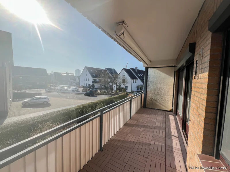 Balkon - Wohnung kaufen in Büsum - Gemütliche 2-Zimmerwohnung mit ca. 41,69 m² Wohnfläche  nahe der Familienlagune zu verkaufen