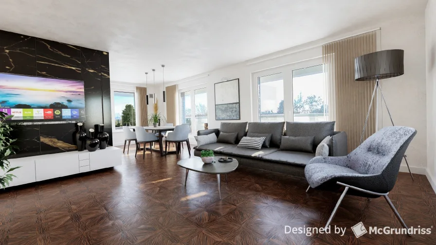 Homestaging 1 - Wohnung kaufen in Rostock - Penthouse mit Stadtblick | www.LUTTER.net