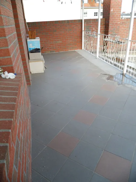 Balkon zur Gartenseite