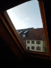 Blick aus dem Dachfenster
