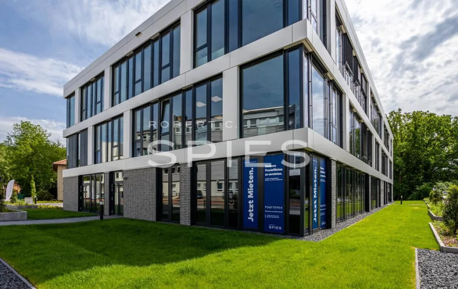 Titelbild - Büro/Praxis mieten in Posthausen - Bereits 80% vermietet! - Erstbezug von modernen Gewerbeflächen direkt an der ShoppingWelt dodenhof