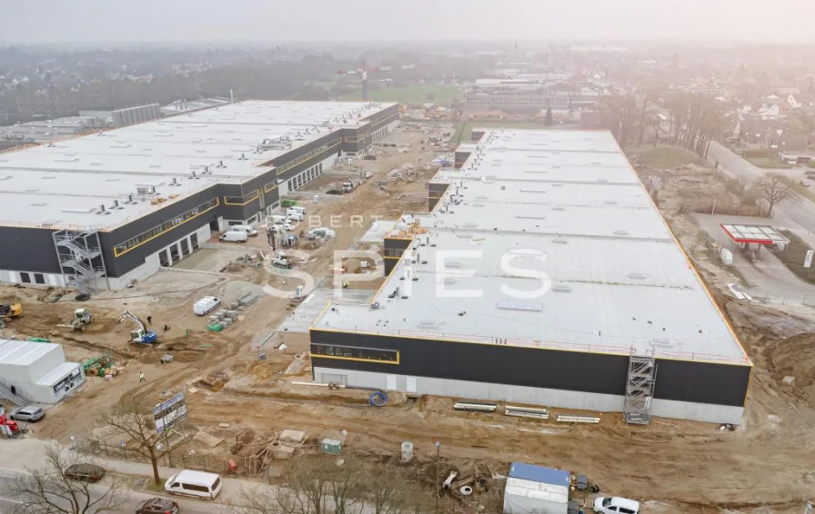 Titelbild Online - Halle/Lager/Produktion mieten in Delmenhorst - Neubau: Gewerbecampus Delmenhorst Logistikflächen - Flächen von 1.245 m² - 8.600 m² verfügbar! 