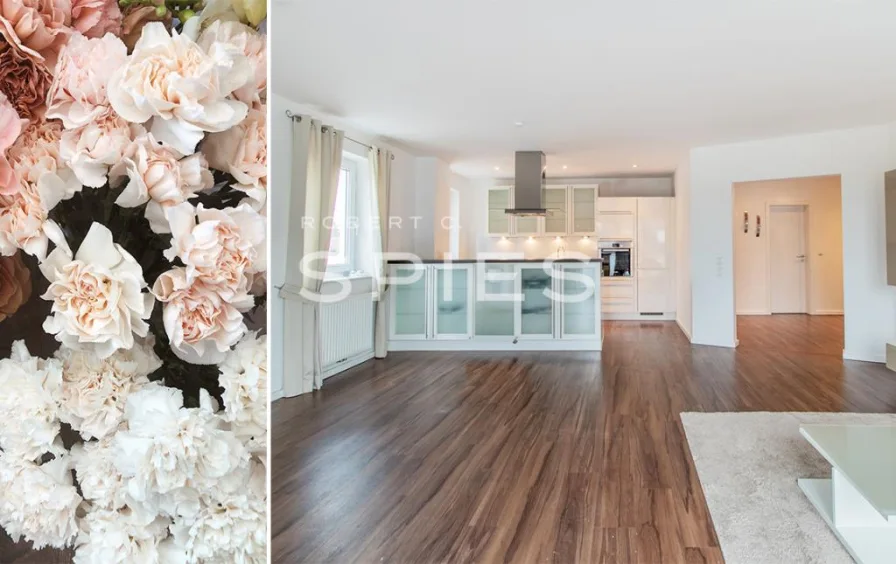 Wohn-/Essbereich - Wohnung kaufen in Stuhr - Moderne Maisonettewohnung in zentraler Lage von Brinkum