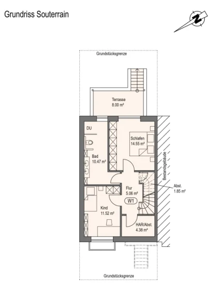 Grundriss Souterrain