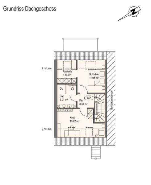 Grundriss Dachgeschoss