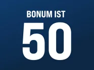 BONUM ist 50