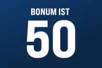 BONUM ist 50