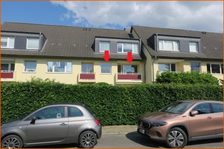 Hausansicht - Wohnung kaufen in Bremerhaven / Geestemünde - Preisreduzierung: Eigentumswohnung mit Balkon und Garage in Geestemünde