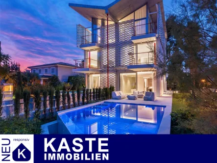 Titel - Haus kaufen in Alcúdia - Neubau-Villa mit Pool in Port d'Alcúdia