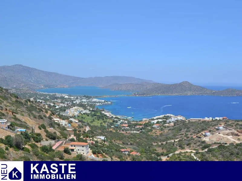 Titel - Grundstück kaufen in Elounda - Großes Baugrundstück in Strandnähe auf Kreta.