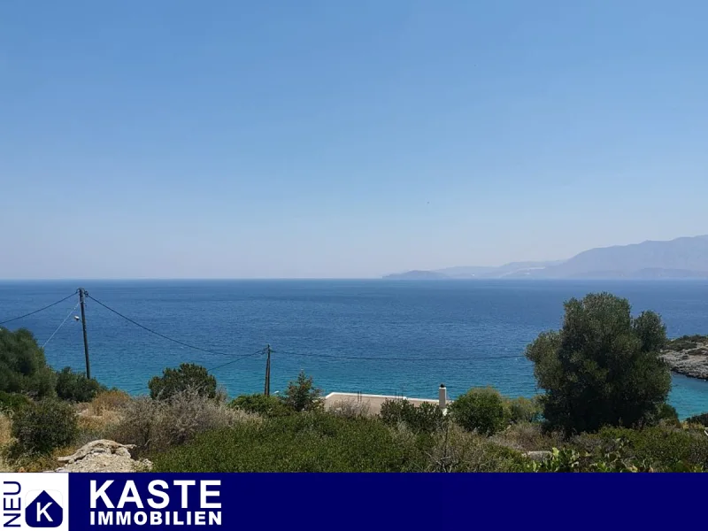 Titel - Grundstück kaufen in Ammoudara - Bauland in erster Meereslinie nahe Agios Nikolaos, Kreta