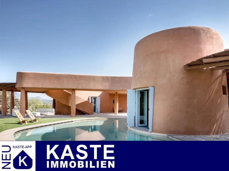 Titel - Haus kaufen in Is Molas - Einzigartige Villa mit Blick auf die Atemberaubende Landschaft Sardiniens