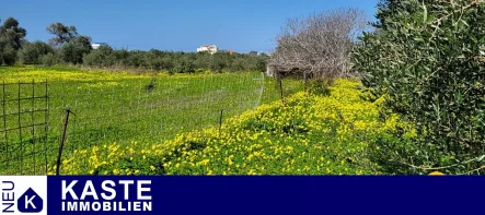 Titel - Grundstück kaufen in Viran Episkopi - Bebaubares Grundstück in der Nähe des Strandes und der Stadt Rethymno