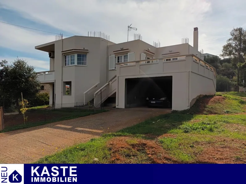 Titel - Haus kaufen in Akrotiri - Gepflegtes Einfamilienhaus mit Garten und in ruhiger Lage auf Kreta