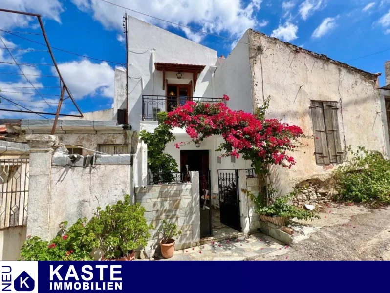 Titel - Haus kaufen in Fourni - Kleines Häuschen mit Terrasse im beschaulichen Fourni auf Kreta.