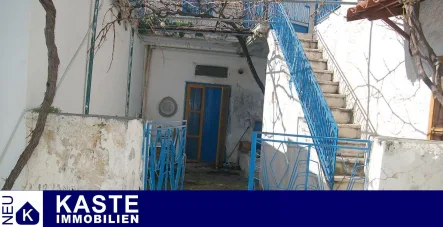 Titel - Haus kaufen in Stavrochori - Steinhaus mit Meerblick in ruhiger Lage auf Kreta.