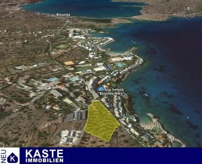 Titel - Grundstück kaufen in Elounda - Erschlossenes Grundstück in Strandnähe im Luxus-Ort Elounda auf Kreta.