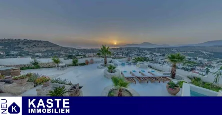 Titel - Haus kaufen in Pitsidia - Luxusvilla mit atemberaubenden Ausblick in Pitsidia, Kreta.
