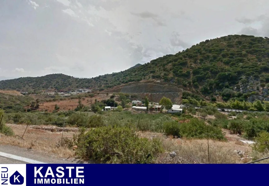 Titel - Grundstück kaufen in Agios Nikolaos  - Baugrundstück mit Baugenehmigung und Meerblick im schönen Agios Nikolaos auf Kreta.