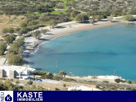 Titel - Grundstück kaufen in Tholos - Erstklassiges Baugrundstück direkt am Meer (erschlossen), mit Baugenehmigung auf Kreta.