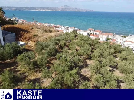 Titel - Grundstück kaufen in Kalyves  - Großes Grundstück mit Meerblick in Kalyves, Kreta.