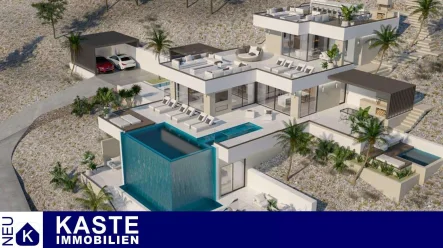 Titel - Haus kaufen in Kokkino Chorio - Küstenluxus in Kokkino Chorio: Entdecken Sie diese atemberaubende Villa auf Kreta!