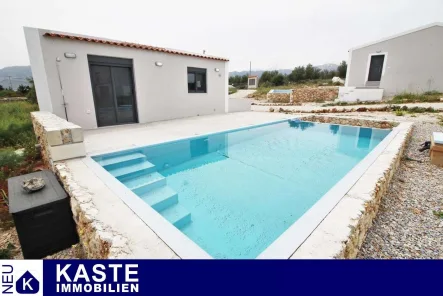 Titel - Haus kaufen in Litsarda - Gepflegte Villa mit Pool im beschaulichen Dorf Litsarda auf Kreta.