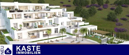 Titel - Haus kaufen in Kalyves - Kreta | Moderne Wohnung mit Jacuzzi und Meerblick zu verkaufen