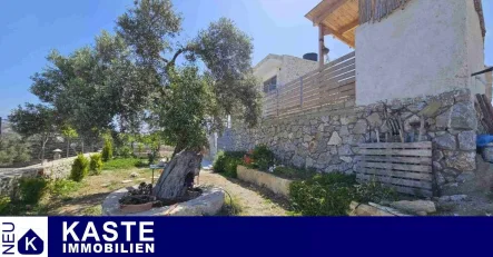 Titel - Haus kaufen in Pitsidia - Naturstein-Villa mit Aussicht und Pool in Pitsidia