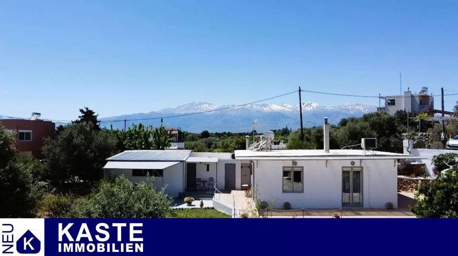 Titel - Haus kaufen in Drapanos - Renovierter Bungalow in ruhiger Lage nahe Chania | Kreta