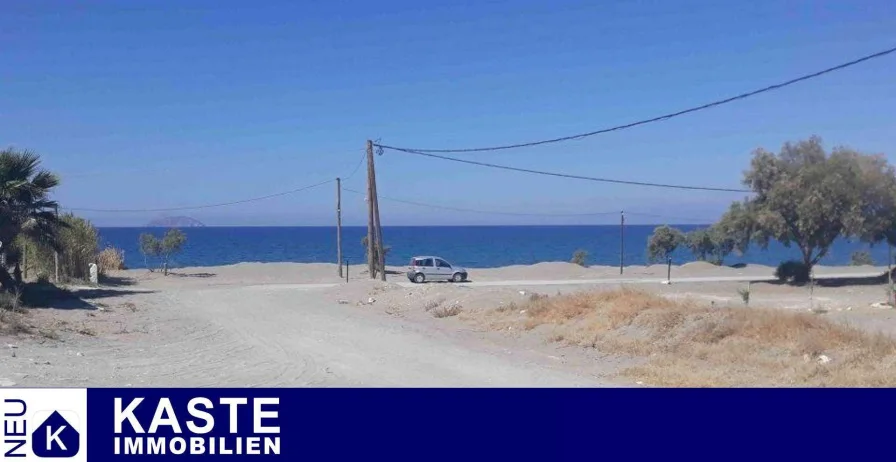 Titel - Haus kaufen in Kalamaki - Renovierungsbedürftige Ferienapartments mit Meerblick auf Kreta.