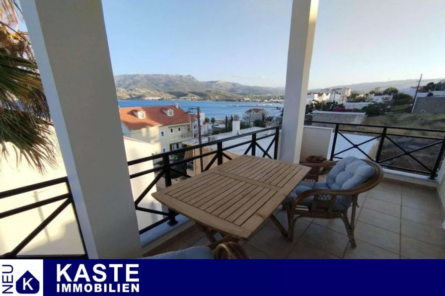 Titel - Haus kaufen in Sitia - Modernisiertes Stadthaus mit 3 Schlafzimmern & Meerblick in Strandnähe | Kreta