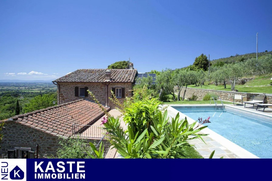 Titel - Haus kaufen in Arezzo - Atemberaubende Villa mit besonderem Flair in der Nähe von Cortona