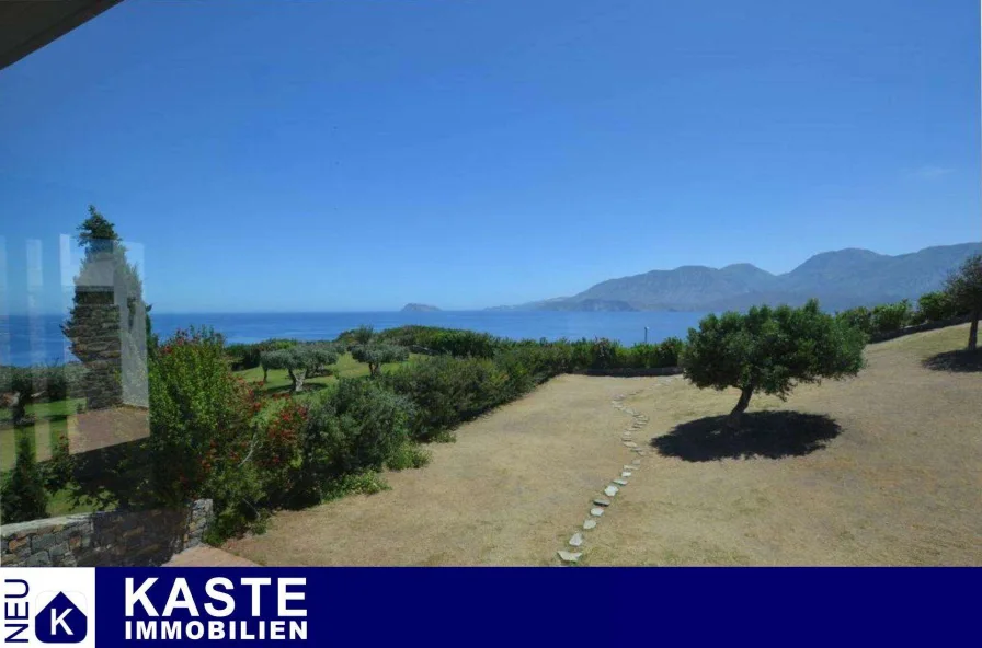 Titel - Haus kaufen in Istron - Luxuriöse Villa mit großem Pool und toller Aussicht - Agios Nikolaos, Kreta