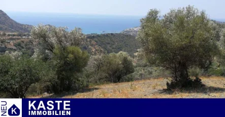 Titel - Grundstück kaufen in Agia Galini - Traumhaftes Grundstück mit Meerblick in Agia Galini zu verkaufen