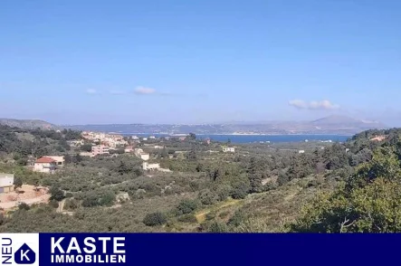 Titel - Grundstück kaufen in Tsivaras - Grundstück mit Meerblick im malerischen Dorf Tsivaras zu verkaufen