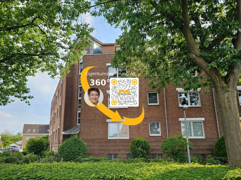 Ansicht - Wohnung kaufen in Garbsen - Moderne Eigentumswohnung mit Balkon und Tiefgaragenstellplatz