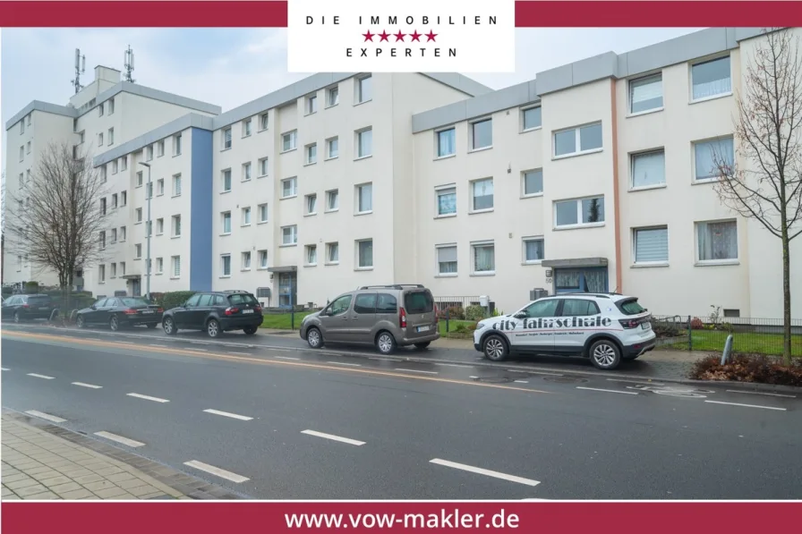 Frontansicht - Wohnung kaufen in Osnabrück - Schicke 4-Zimmer-Wohnung mit Loggia auf Erbpachtgrundstück!