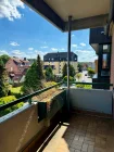 Ausblick vom Balkon