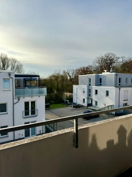 Ausblick vom Balkon