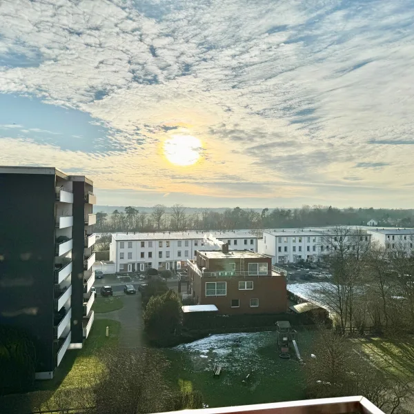 Aussicht vom Balkon