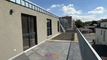 Ost-West-Seite der Dachterrasse