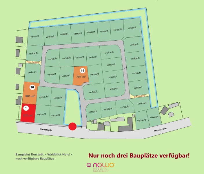 Lageplan Bauplatz 1