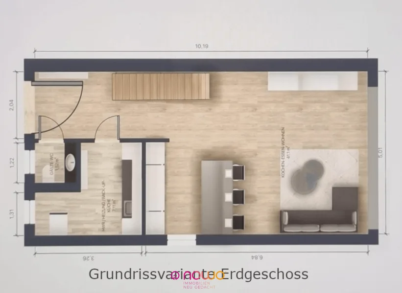 Grundrissvariante Erdgeschoss